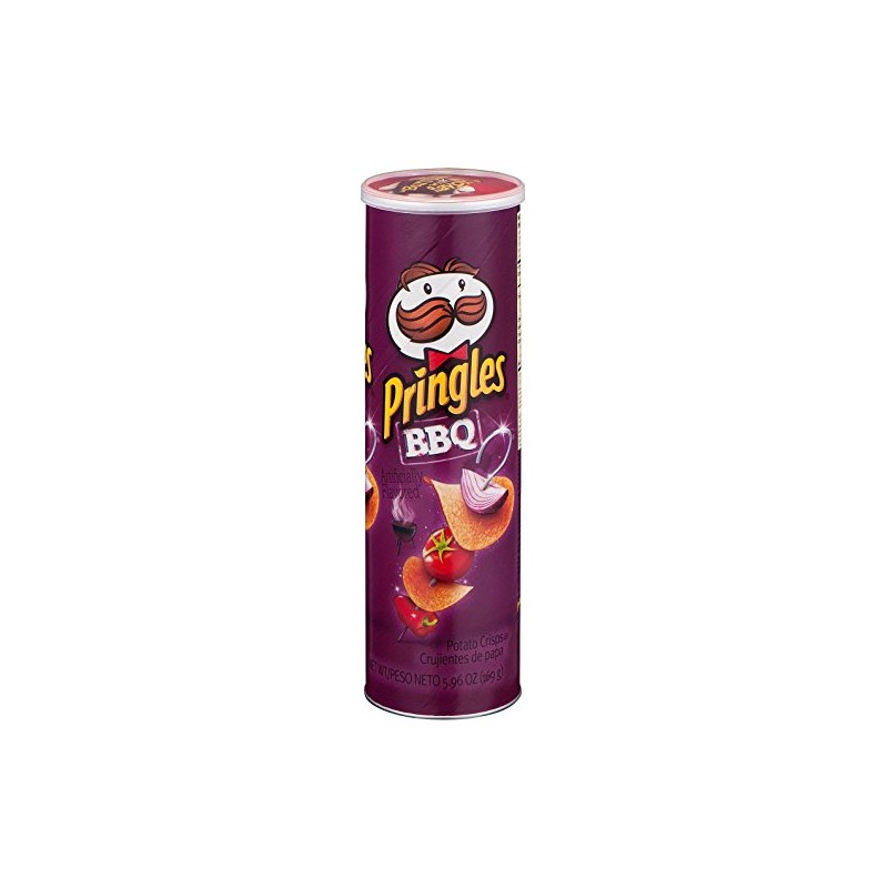 PRINGLES BBQ 5.96OZ by PRINGLES (Pack of 12)