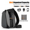 Cwatcun Camera Sling Bag Small, DSLR/SLR/Mirrorless Compact Camera Bag, Water-resistant