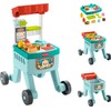Fisher-Price Baby Push Toy 4-in-1 Snack Cart Walker Learning Activity,