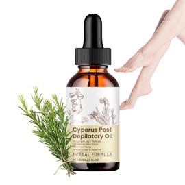 Natural Cyperus Rotundus Oil - Cyprus Oil for Hair Removal Care - Moisturizes & Soothes Body Oils for Women - Body Oils for Balances Skin Tone & Shrinks Pores - Suitable For All Skin Types