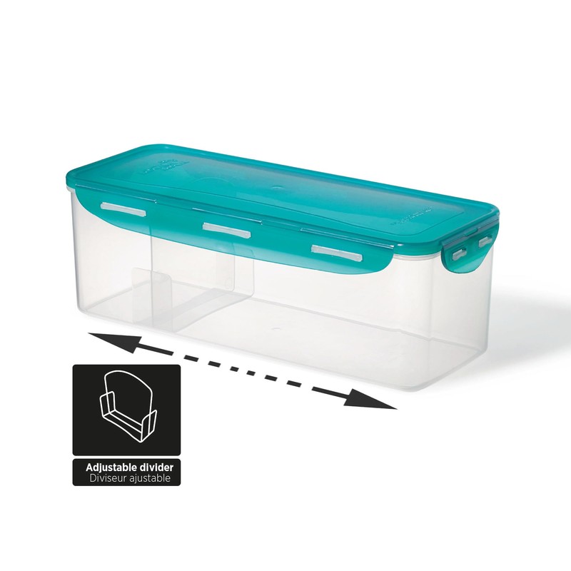 Starfrit LocknLock Plastic Bread Container - Removable Divider - 169oz/5L