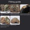 Black Tactical Fast Helmet Cover for Airsoft Combat Helmets MH/BJ/PJ