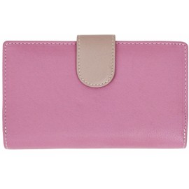 Felda Womens Genuine Soft Leather Clutch Wallet - RFID Protection - Wallet Real Leather, Womens Genuine Soft Leather Clutch Wallet Oyster Multi