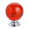 IEIK 10 PCS Crystal Cabinet Knobs Round Glass Bubbles Dresser