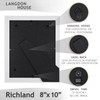 Langdon House 8x10 Picture Frames (Distressed White, 3 Pack) Farmhouse