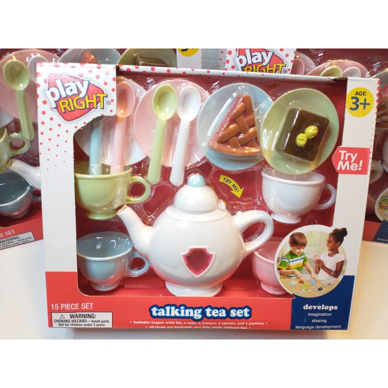 Play Right Tea Set 15 pieces - Age 3+ PLAY