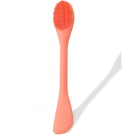 Silicone Facial Cleansing Brush,Face Masks Skincare Brush for Pore Cleansing(Orange)