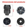 Par Jgo Slider Eje Llanta Universal Motocicleta
