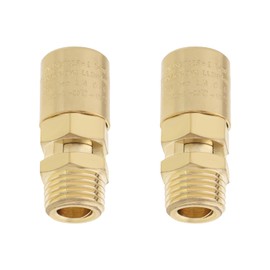 LT Easiyl 2PCS Brass Air Compressor Safety Valve Auto Open and Close Air Compressor Switch 11 Bar Pressure Relief 1/4" BSP Male Suitable for Industrial Use