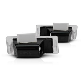 KarParts360 For Chevy Impala 2014-2020 License Plate Light Driver And Passenger Side | Pair | Rear | CAPA | Lens & Housing | Replacement For GM2870100, GM2870100C | 13502178