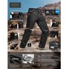 CQR Men's Convertible Cargo Tactical Pants, Water Resistant Outdoor Hiking