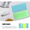 Toallas Exfoliantes de Nailon para Baño Pack de 4 Piezas
