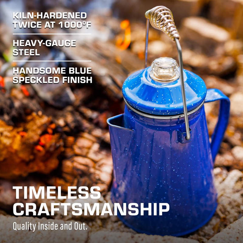 COLETTI Classic Percolator Coffee Pot — The Most Nostalgic Camping