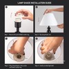 O'Bright Ember Rechargeable Table Lamp – Cordless, Touch Dimmable, Battery