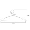 KINJOEK 50 Pack Wire Hangers for Clothes,17.7”Stainless Steel Wire Clothes