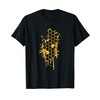 Honeycomb Pattern Dripping Honey Beekeeper Bee Hive Lover T-Shirt
