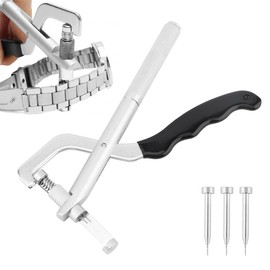 Omninmo Silver Adjustable Watch Band & Pin Remover, silver, Compact