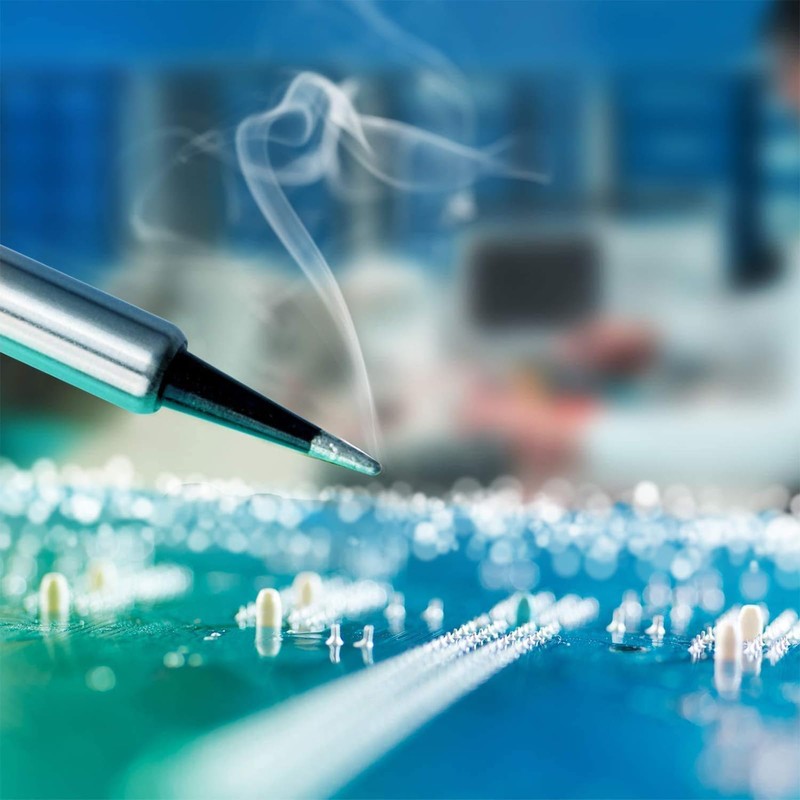 Soldering Iron Kit Electronics UK Plug with 5Pcs Different Solder