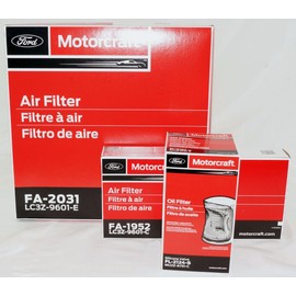 Genuine OEM FA2031 Engine Air Filter, FA1952 Pre Filter and FL2124S Oil Filter Compatible with Ford Super Duty 6.7L V8 PowerStroke Diesel Trucks 2020-2024 F-250 F-350 F-450 F-550 Diesel Trucks
