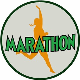 Victory Vintage Signs Marathon Motor Oil and Gas Station Reproduction Sign