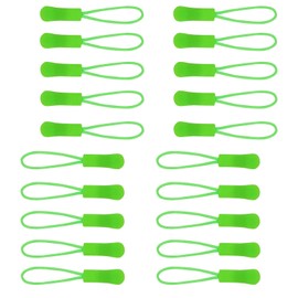 Urmspst 20PCS Zipper Pulls Replacement Zipper Tabs, (Green)