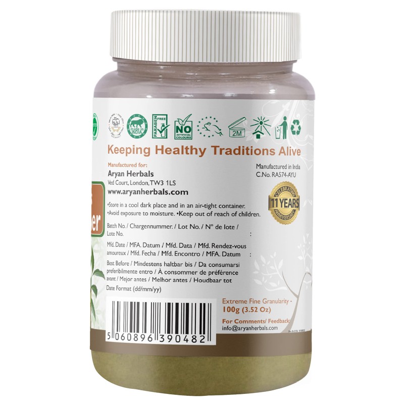 ARYAN HERBALS Neem (Indian Lilac) Powder 100gm