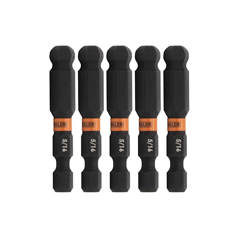 Ball-End Hex 5/16" Impact Driver Bit - Railer Allen Wrench