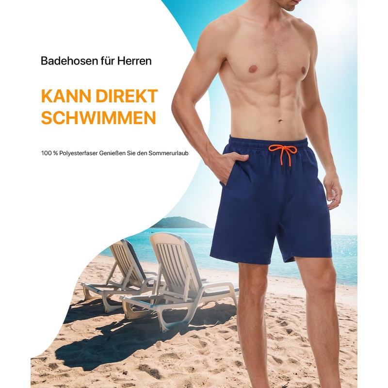 SIHOHAN Swimming Trunks for Men - Quick-Drying Swimming Shorts Men