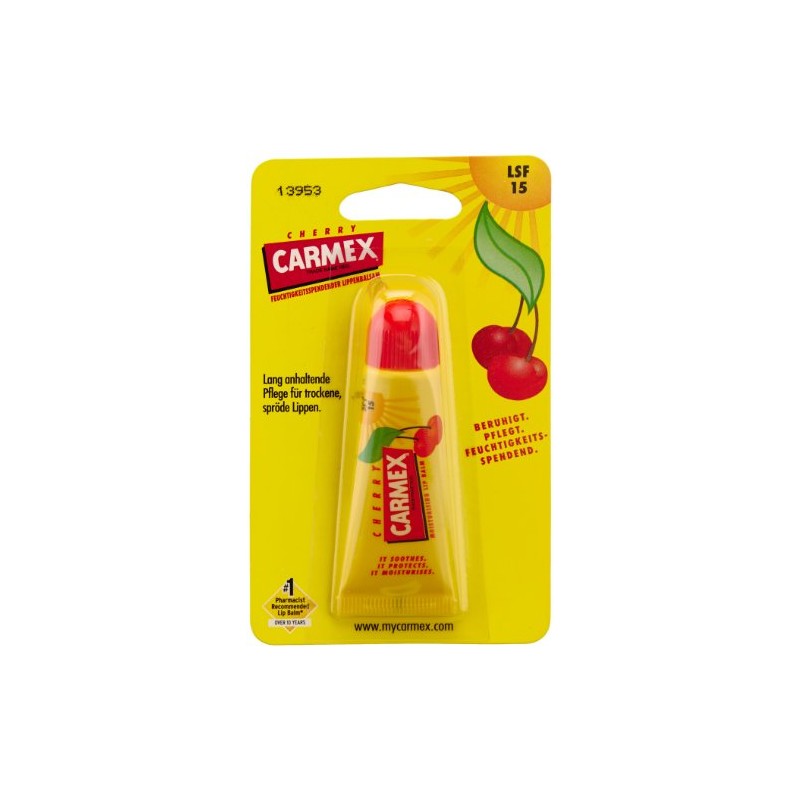 Carmex Cherry Lip Balm SPF 15 0.35 oz (paquete de