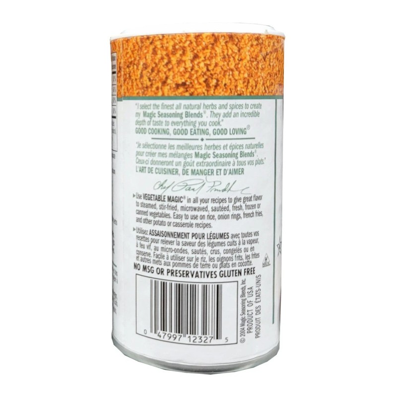 Magic Seasoning Blends Chef Paul Prudhomme's Magic Seasoning Blends, Vegetable