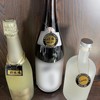 Seagron Bottle Name Plate Bottle Keeper, Acrylic, Elegant, 5×3.5 cm