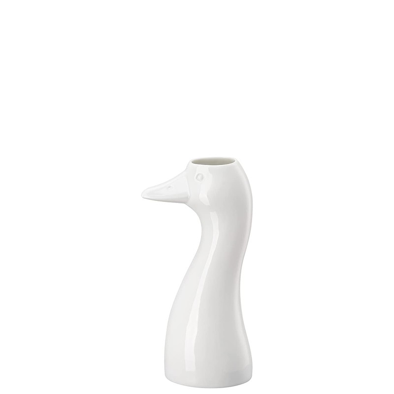 Hutschenreuther White Goose Vase 20 cm