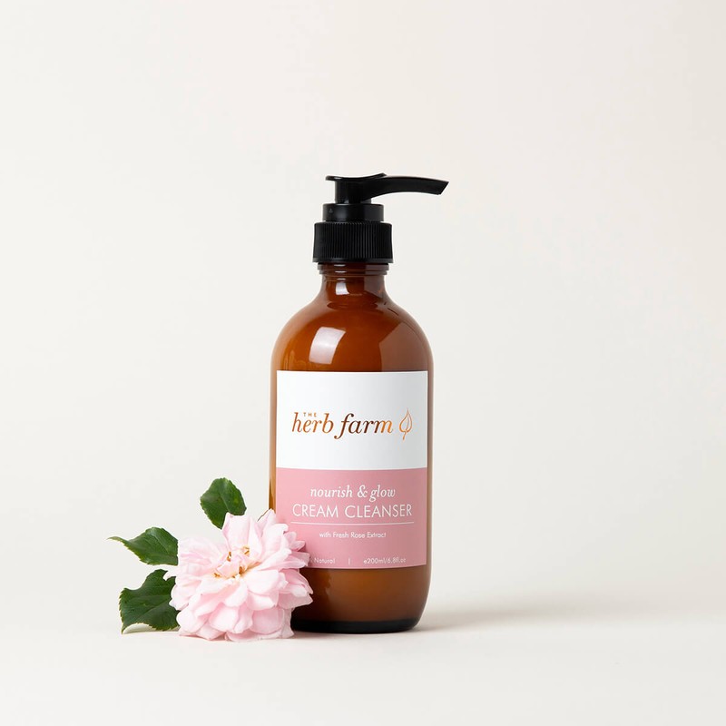 The Herb Farm Nourish & Glow Cream Cleanser, 200ml