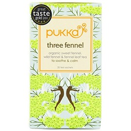 (3 PACK) - Pukka Herbs - Three Fennel Tea | 20 sachet | 3 PACK BUNDLE