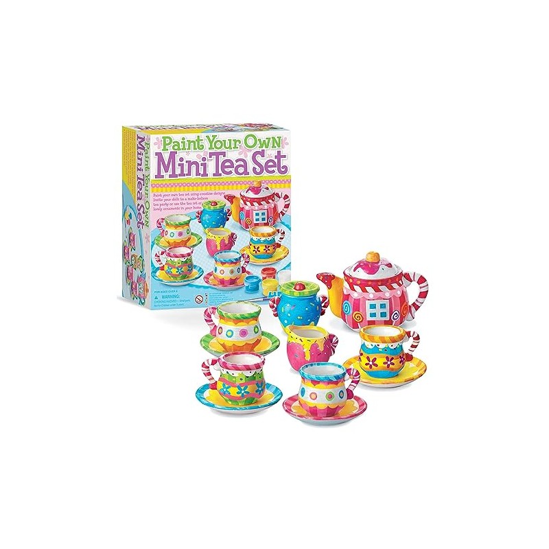 4M Mini Tea Set, Craft Kit, Free Research, Experiment Set,