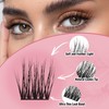 Mayhug Eyelash Clusters, 168 Pieces Cluster Lashes, Natural Look, Wispy