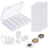 QNLEMON Coin Capsules, Pack of 100 Clear Coin Capsules with