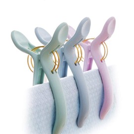DUBENS Pack of 3 Large Curtain Clips Clips Multi-Purpose Clip Beach Towel Camping Giant Surf Lounger Pram Accessories Plastic Deluxe Edition with Extra Strong Metal Springs