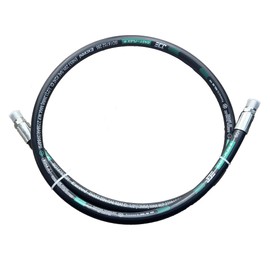 Haichy 15611-06-06-60 Hydraulic Hose Swivel Assembly 3/8" Hydraulic Hose with Male NPT X Male NPT, 60" Long, 4785 PSI