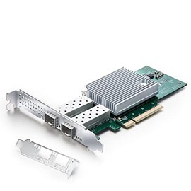 10Gb PCI-E Network Adapter Card (NIC) Compare to Intel X710-DA2, Dual SFP+ Port, with Intel X710-BM2 Chipset, PCI Express x8, 10Gb PCI-E Ethernet LAN Adapter Support Windows Server/Linux/VMware