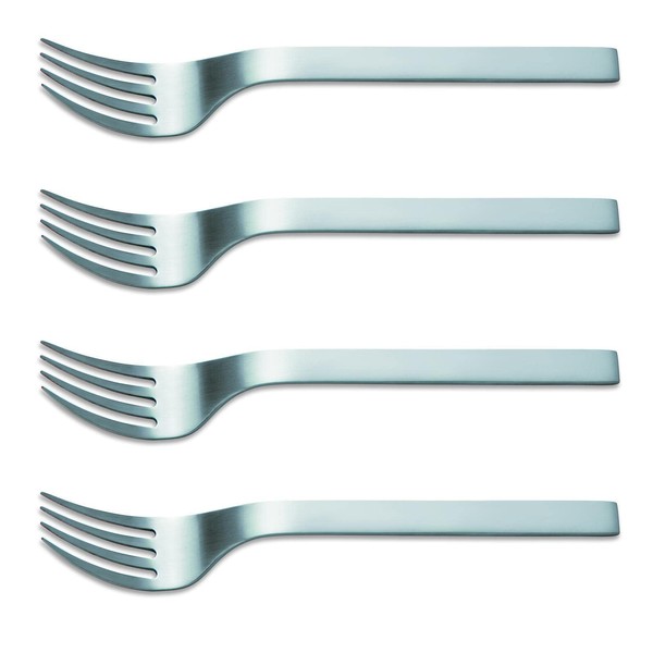 F. DICK Pure Metal Ajax 91586000 Steak and Table Fork Set (Steak Forks 4 Pieces, Fork Made of High-Quality Steel Alloy) 91586000, Stainless Steel