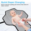 PHOEBUS BABY Portable Changing Pad Travel - Waterproof Compact Diaper