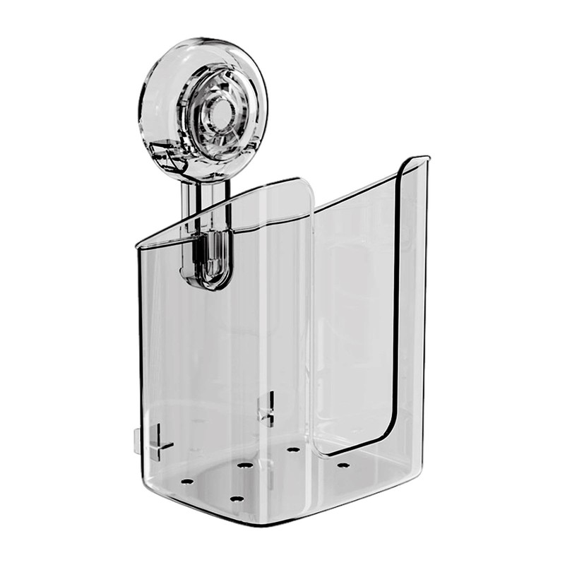 Wipe Holder for Bathroom Wall Mount,Clear Flushable Wipe Holder with