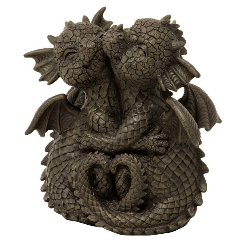 MC Garden Dragon Figurine Cuddly Small Fantasy Figure Decorative Dragon