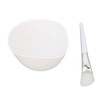 Face Mask Mixing Bowl Set, Skin Friendly, Comfortable, DIY Silicone Lightweight Exquisite Silicone Brush Set