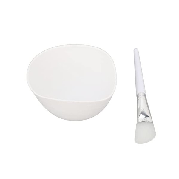 Face Mask Mixing Bowl Set, Skin Friendly, Comfortable, DIY Silicone
