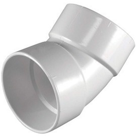 Charlotte Pipe Schedule 30 3 in. Hub x 3 in. Dia. Hub PVC Elbow