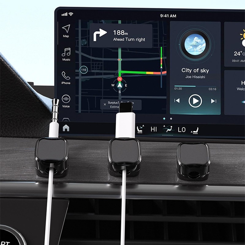 Plug holder, charging cable magnetic cable organiser storage holder, charging