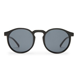 Le Specs TEEN SPIRIT DEUX BLACK - Sonnenbrille für Damen und Herren Runde Rahmenform mit hohem UV-Schutz LSP1802404