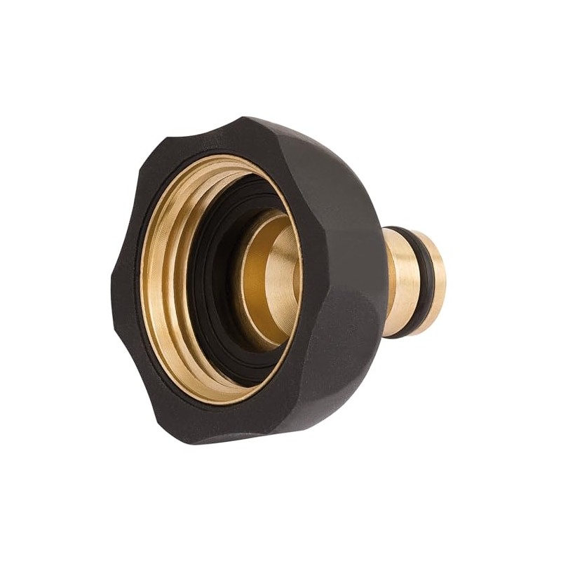 Draper 27697 Brass and Rubber Tap Connector, 1"